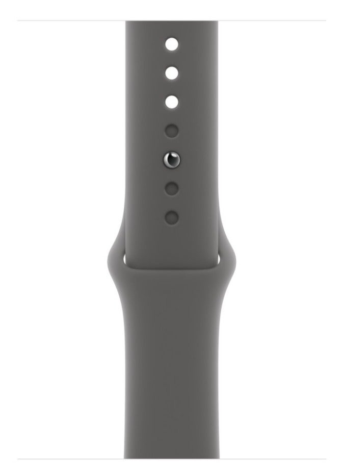 Watch Silicone Watch Band Compatible with Apple Watch 42mm 44mm 45mm 46mm 49mm – Soft Sport Replacement Strap for Apple Watch Ultra, SE, Series 11/10/9/8/7/6/5/4 – Grey - Image 3